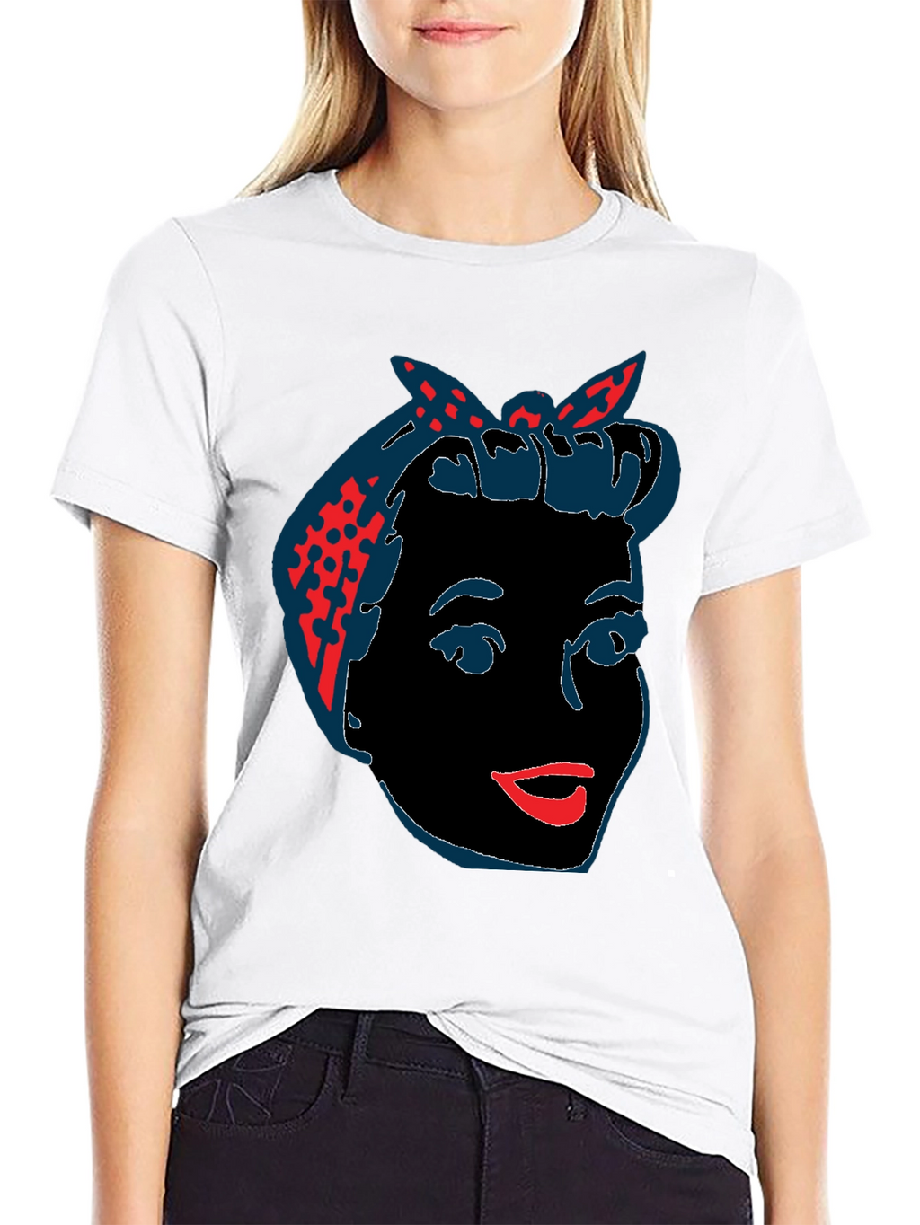 Retro Rosie Riveter Graphic Tee