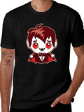 Cute Cartoon Vampire Graphic Tee