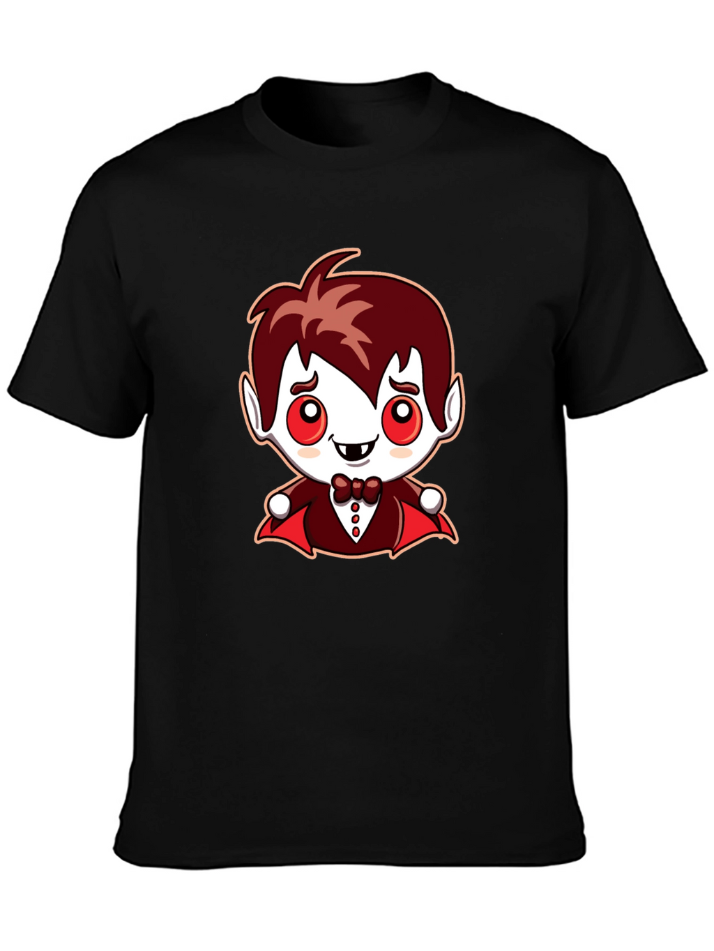 Cute Cartoon Vampire Graphic Tee