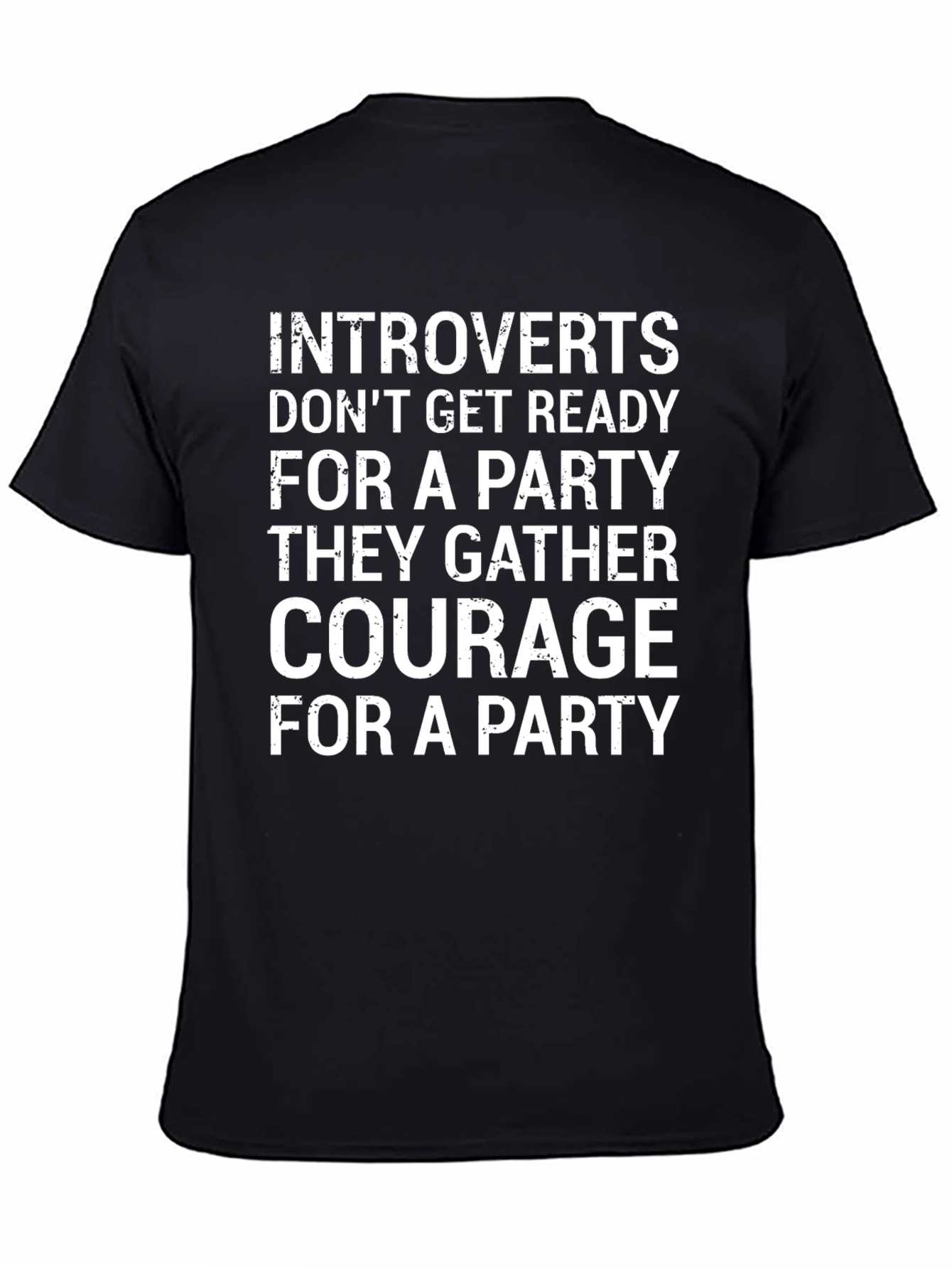 Introvert Party Courage Graphic Tee