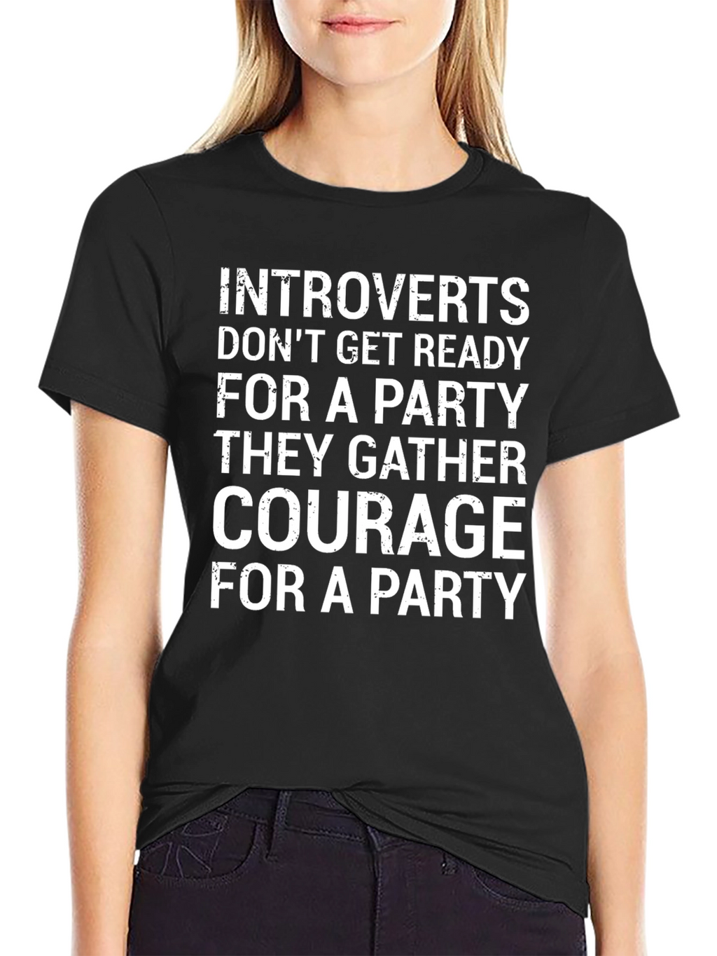 Introvert Party Courage Graphic Tee