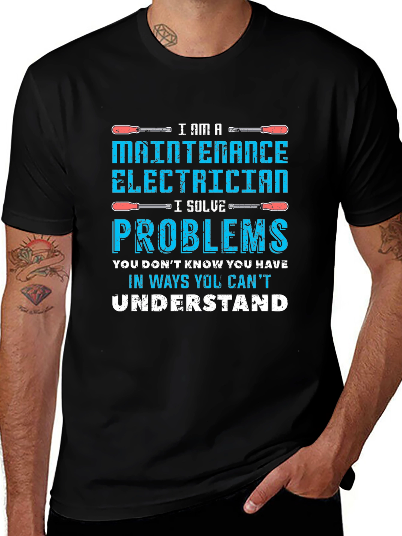 Maintenance Electrician Humor T-Shirt
