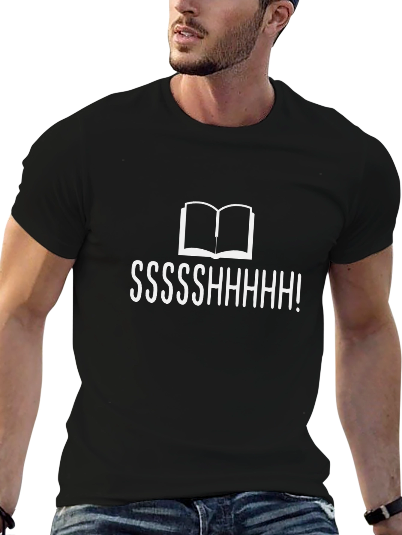 Shhh! Book Lover Graphic Tee