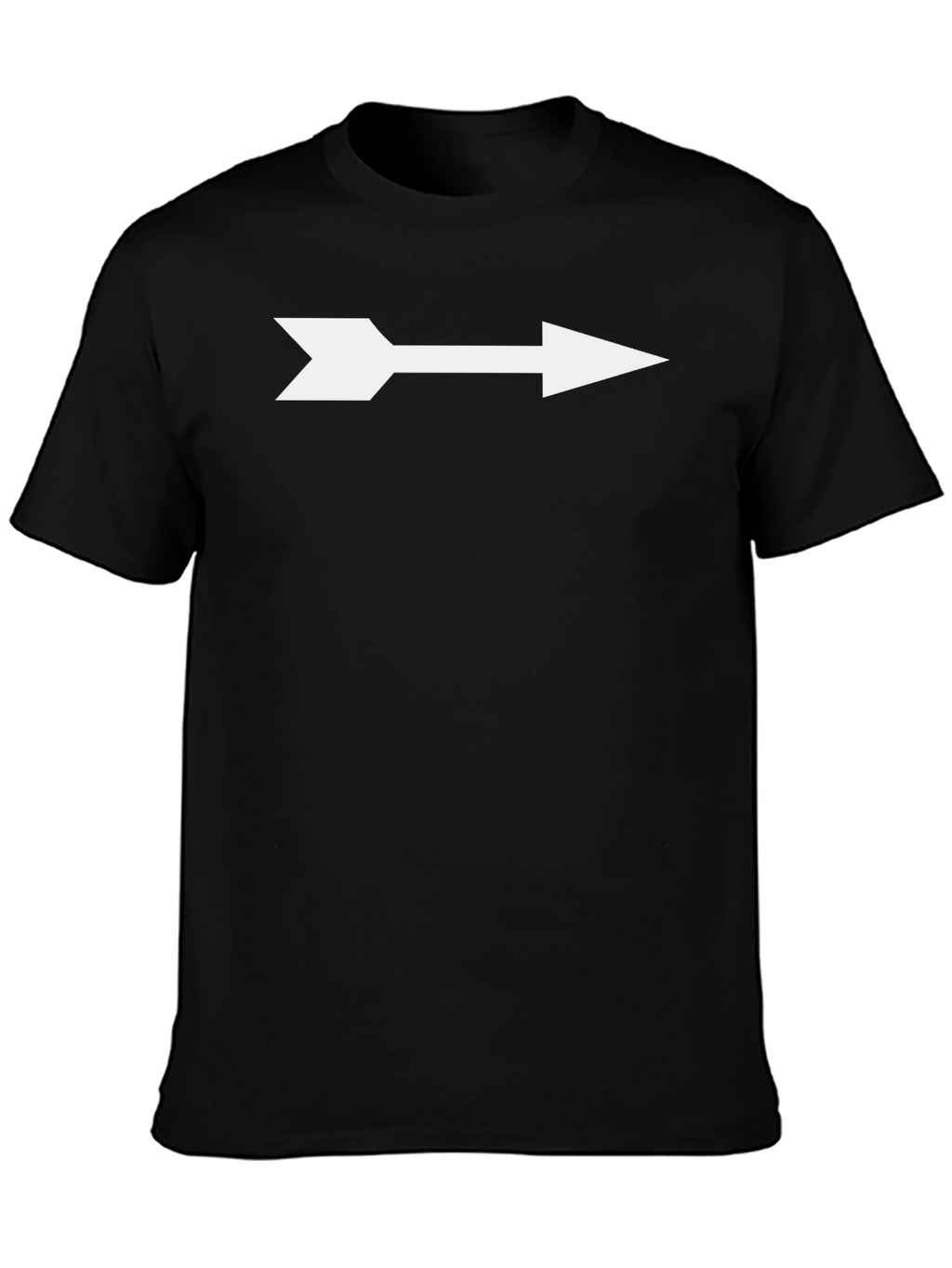 Mens Black Arrow T-Shirt - Point the Way!