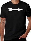 Mens Black Arrow T-Shirt - Point the Way!