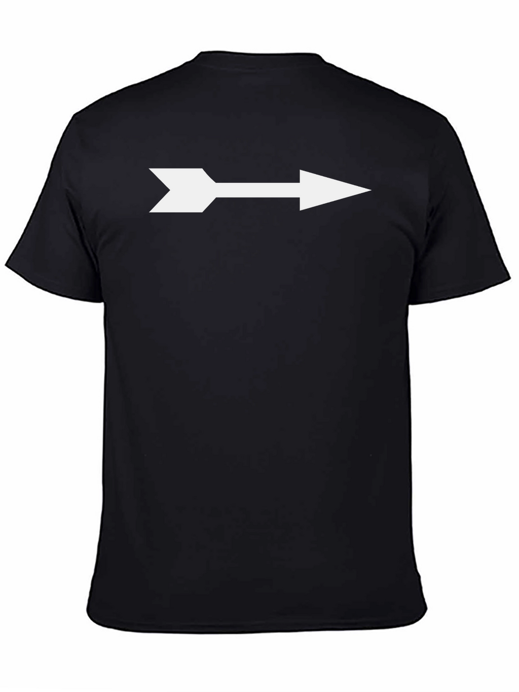 Mens Black Arrow T-Shirt - Point the Way!
