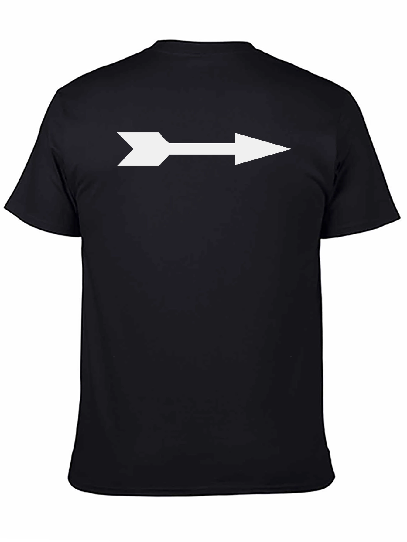 Mens Black Arrow T-Shirt - Point the Way!