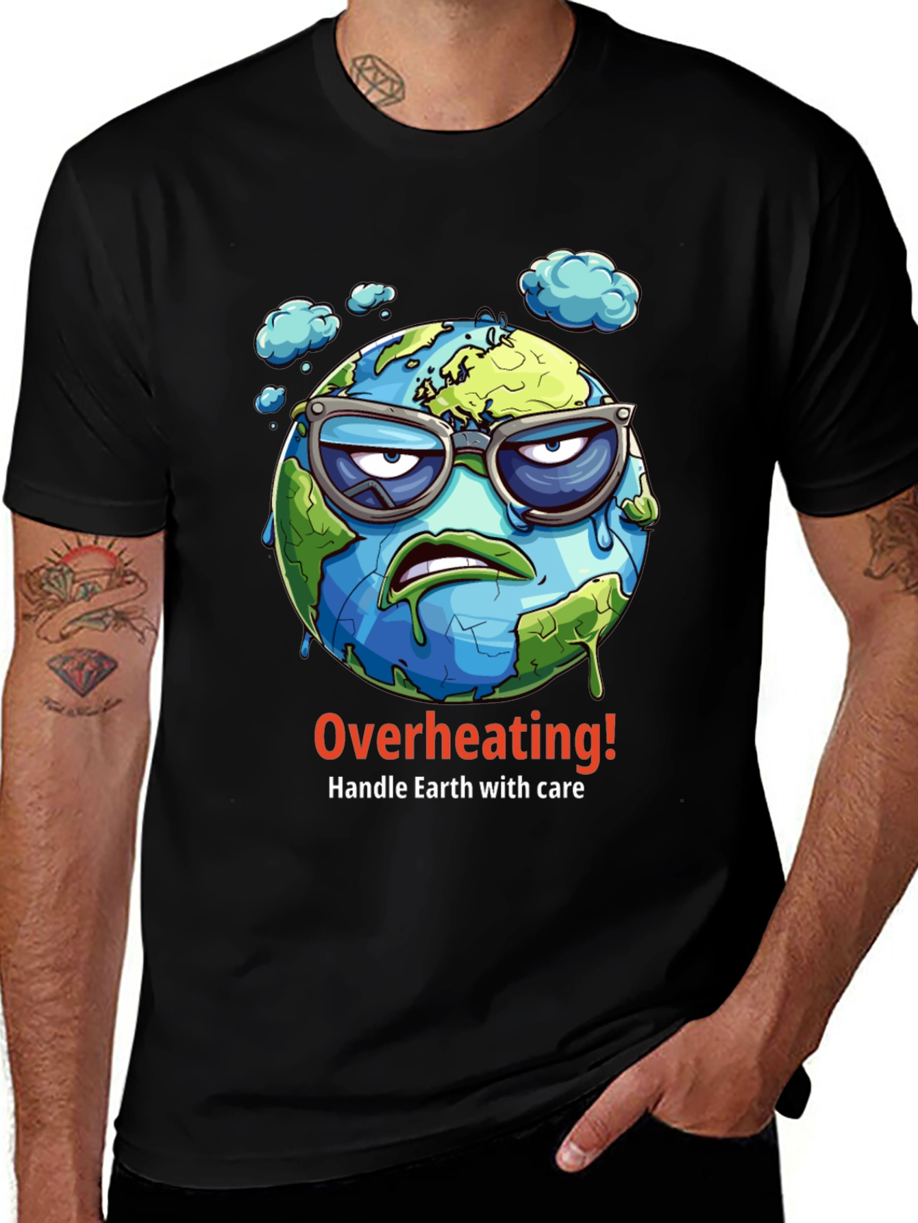 Overheating Earth Graphic T-Shirt