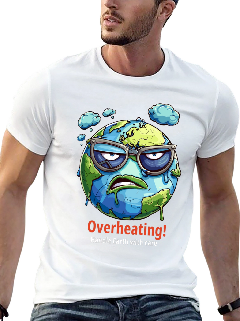 Overheating Earth Graphic T-Shirt