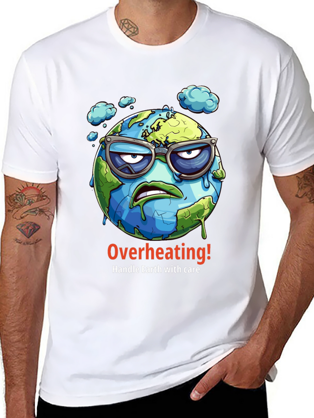 Overheating Earth Graphic T-Shirt