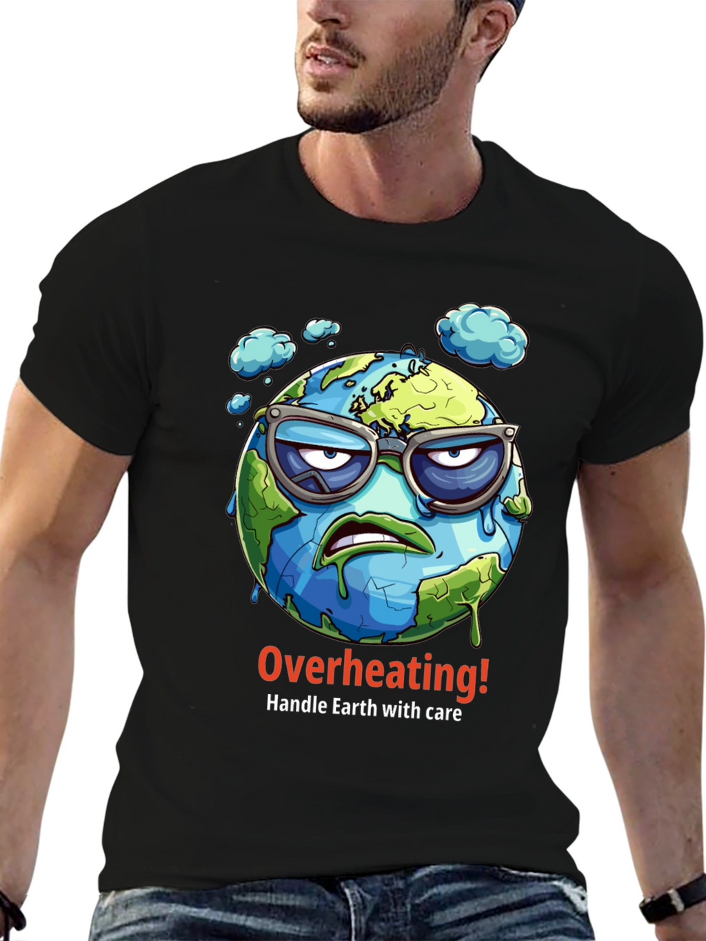 Overheating Earth Graphic T-Shirt