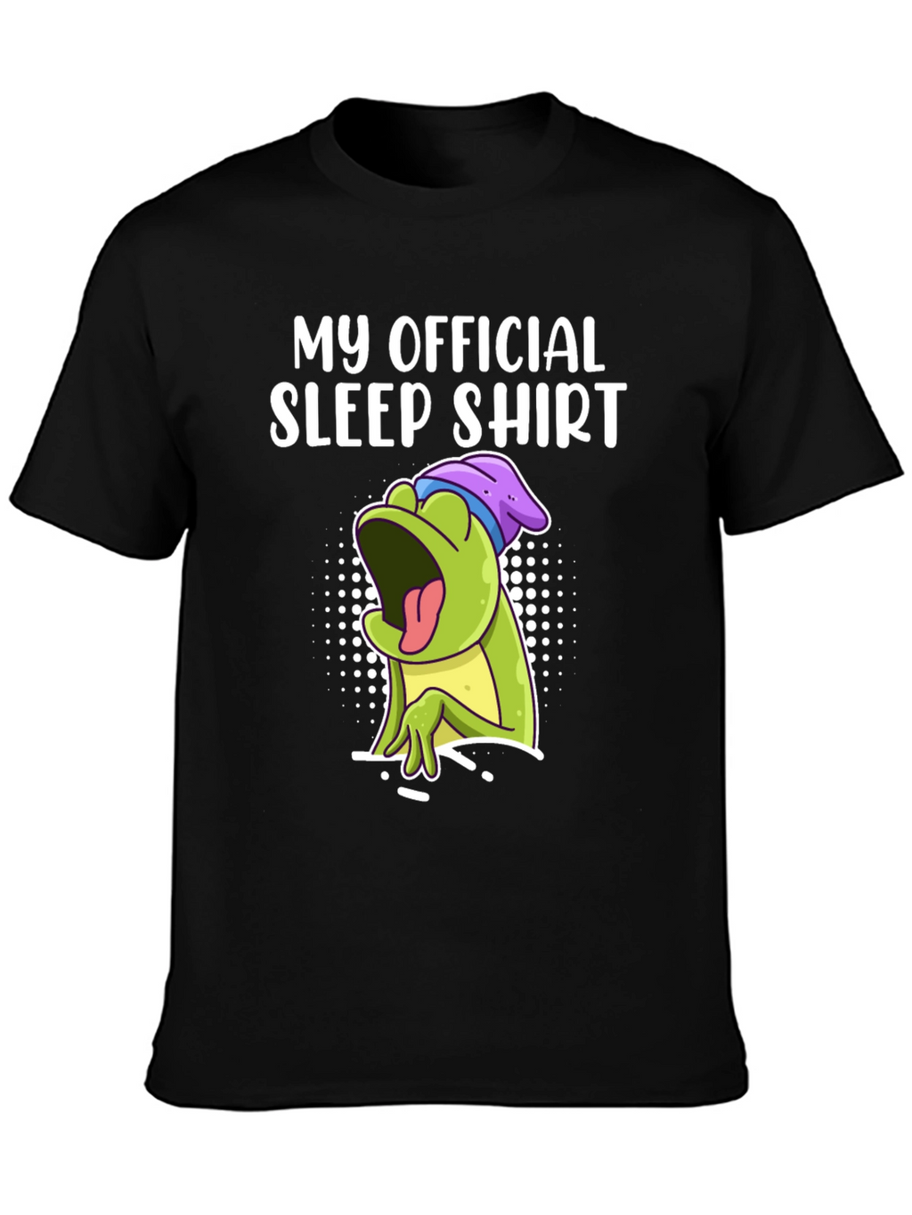 Official Sleep Shirt - Funny Frog Graphic Tee