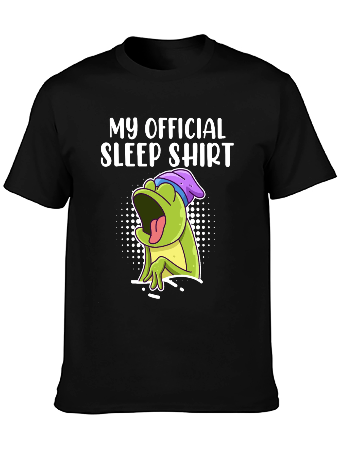 Official Sleep Shirt - Funny Frog Graphic Tee