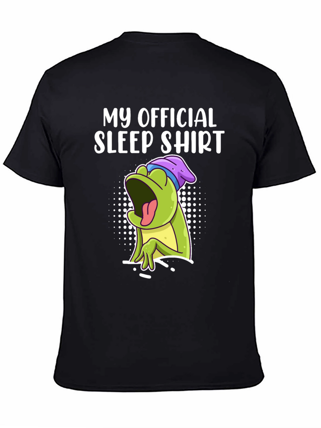 Official Sleep Shirt - Funny Frog Graphic Tee