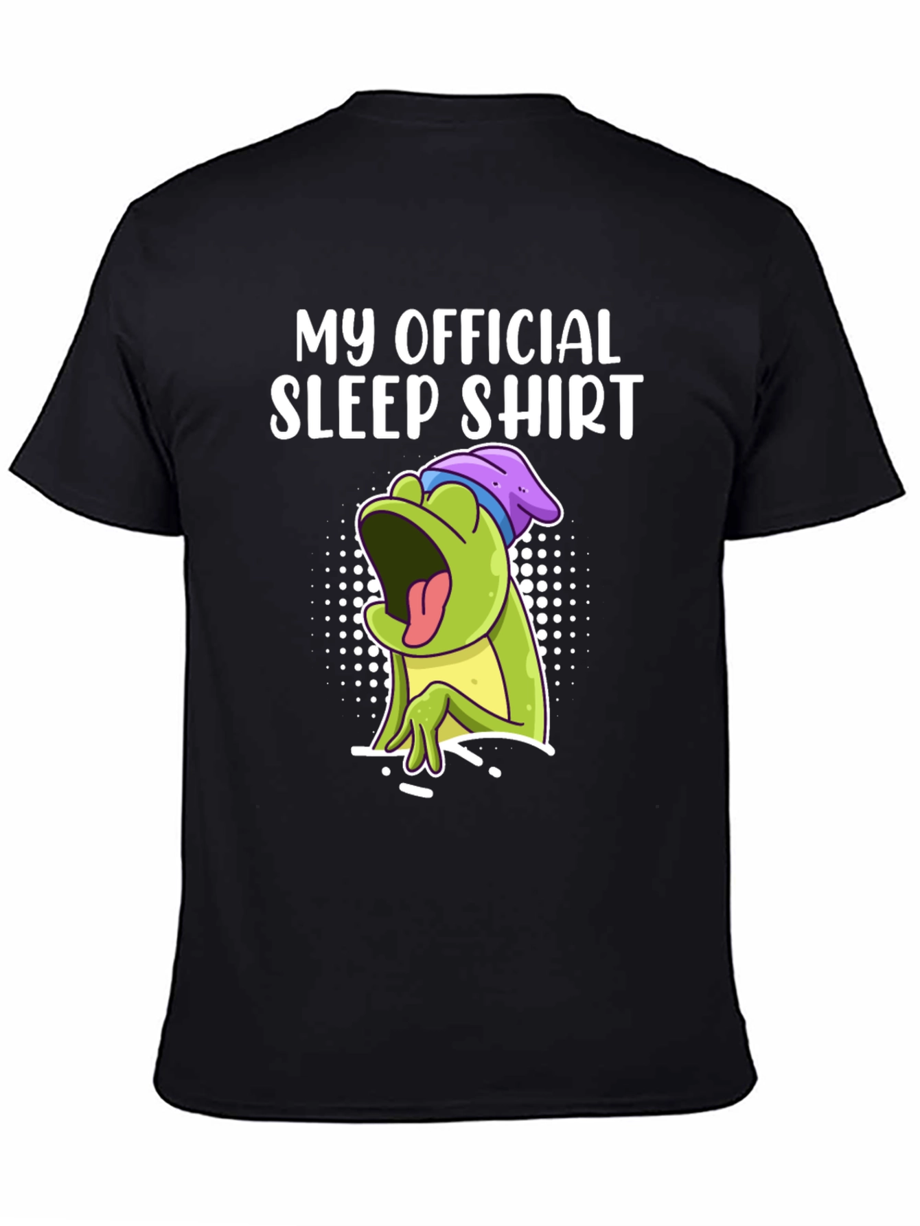 Official Sleep Shirt - Funny Frog Graphic Tee
