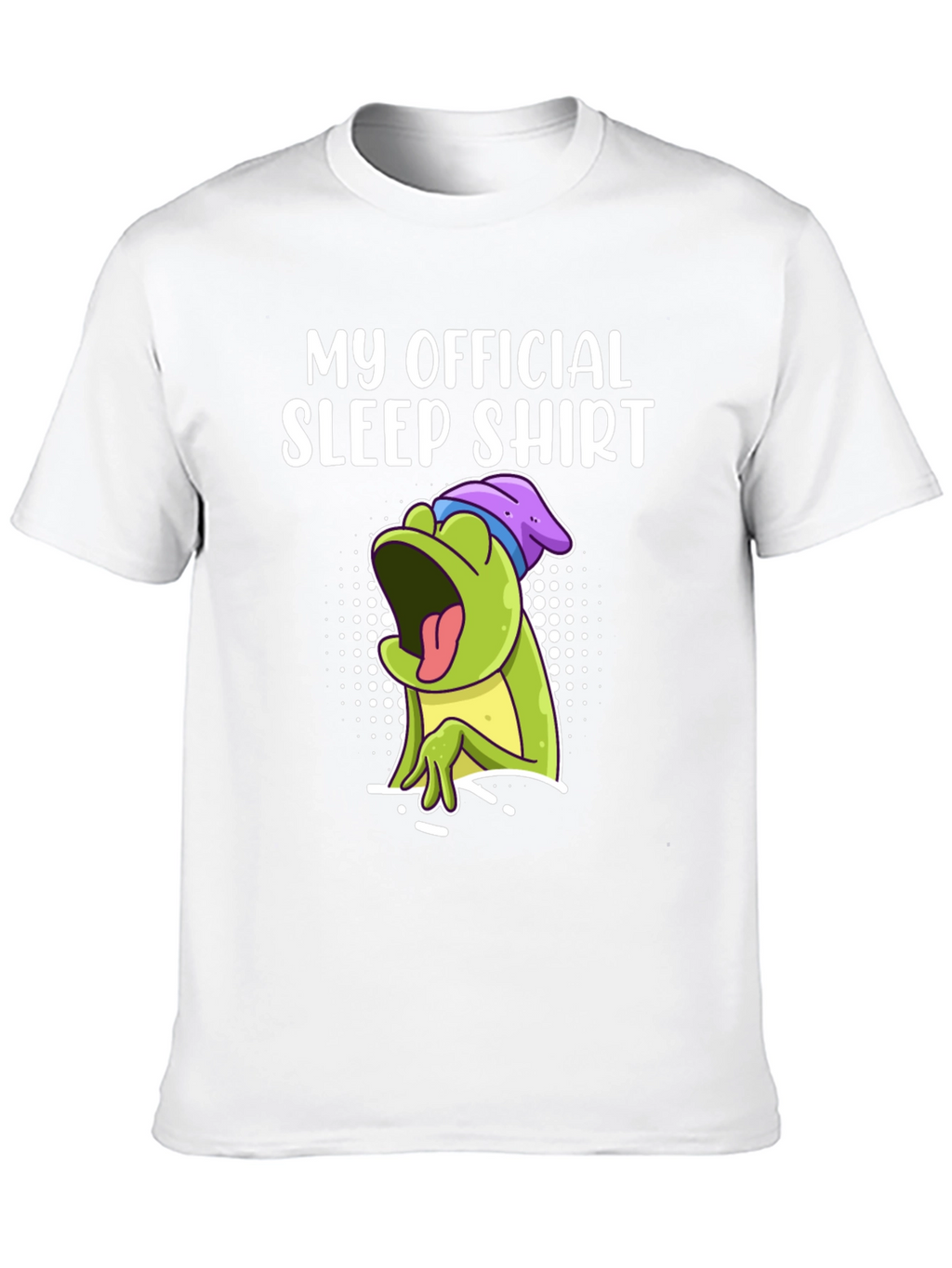 Official Sleep Shirt - Funny Frog Graphic Tee