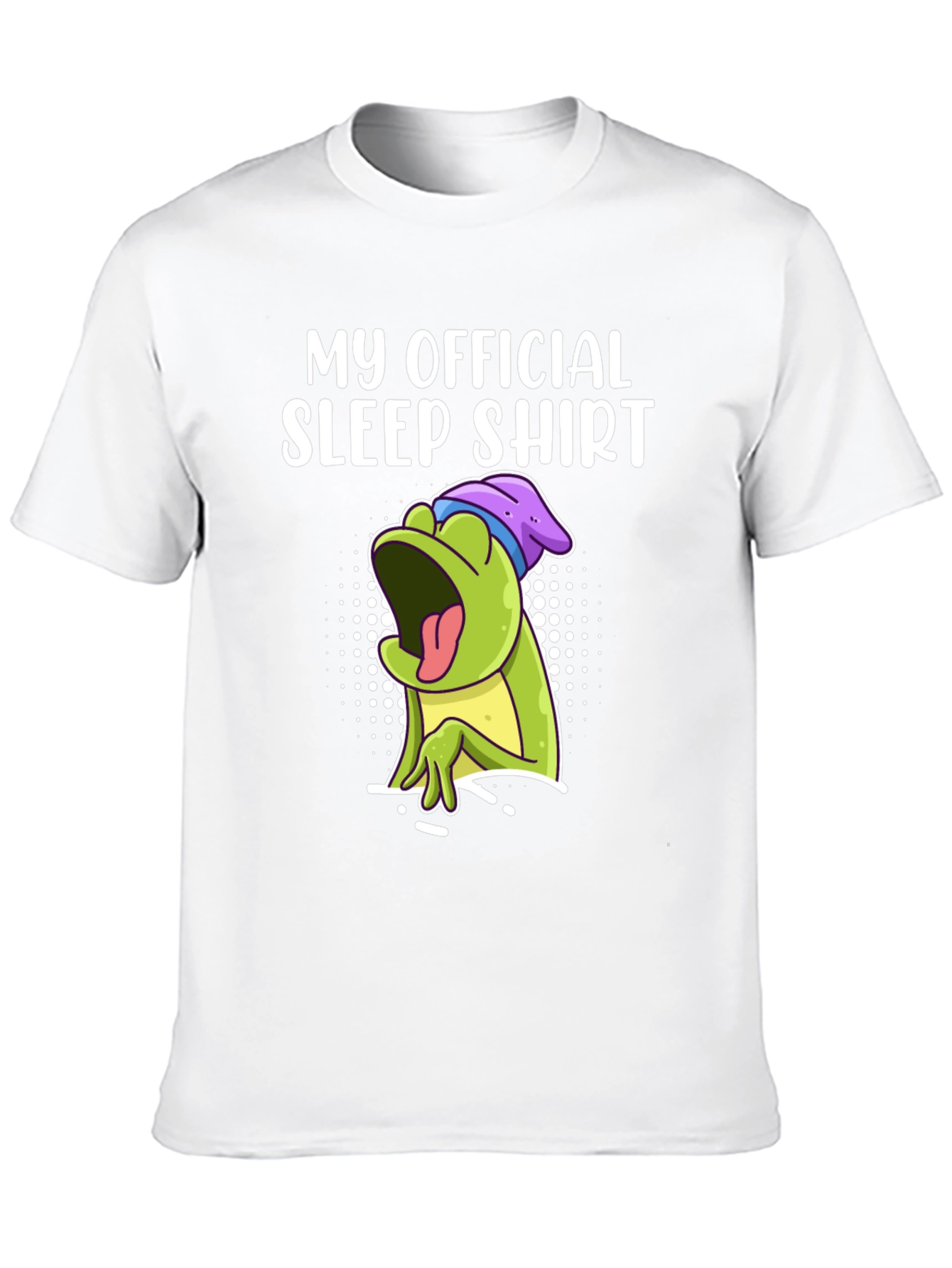 Official Sleep Shirt - Funny Frog Graphic Tee