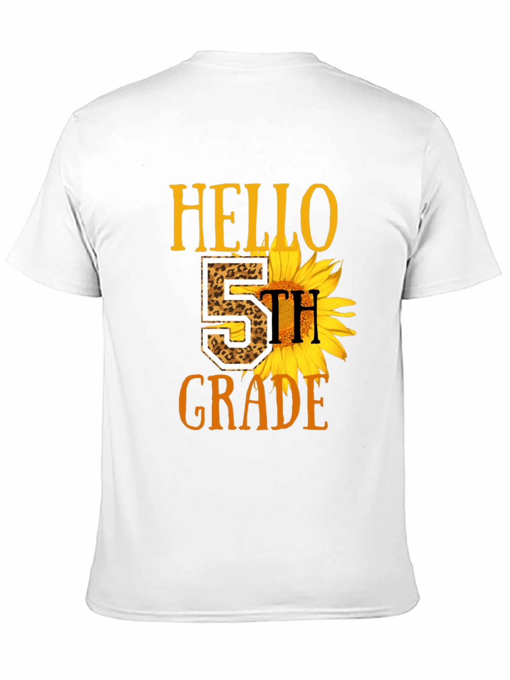 Hello 5th Grade Sunflower T-Shirt