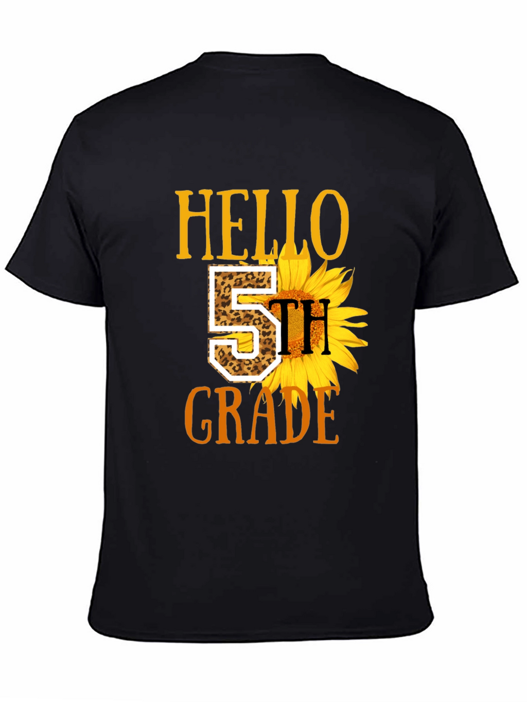 Hello 5th Grade Sunflower T-Shirt