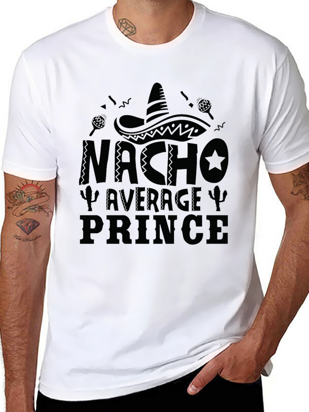 Nacho Average Prince Graphic T-Shirt