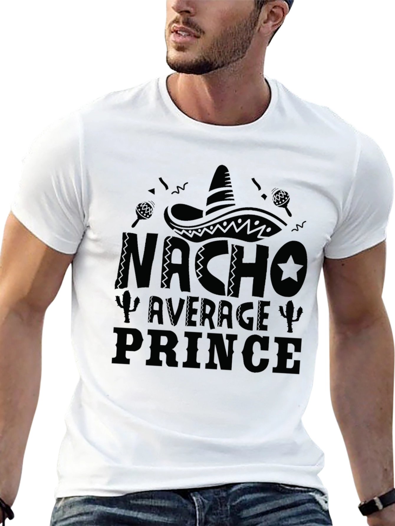 Nacho Average Prince Graphic T-Shirt
