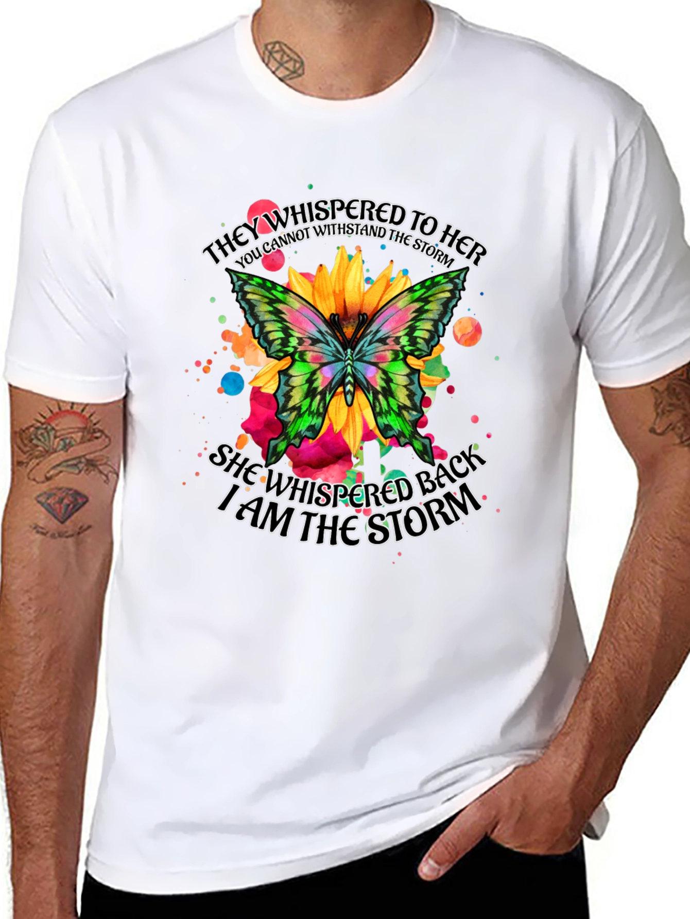 I am the Storm Butterfly Graphic Tee