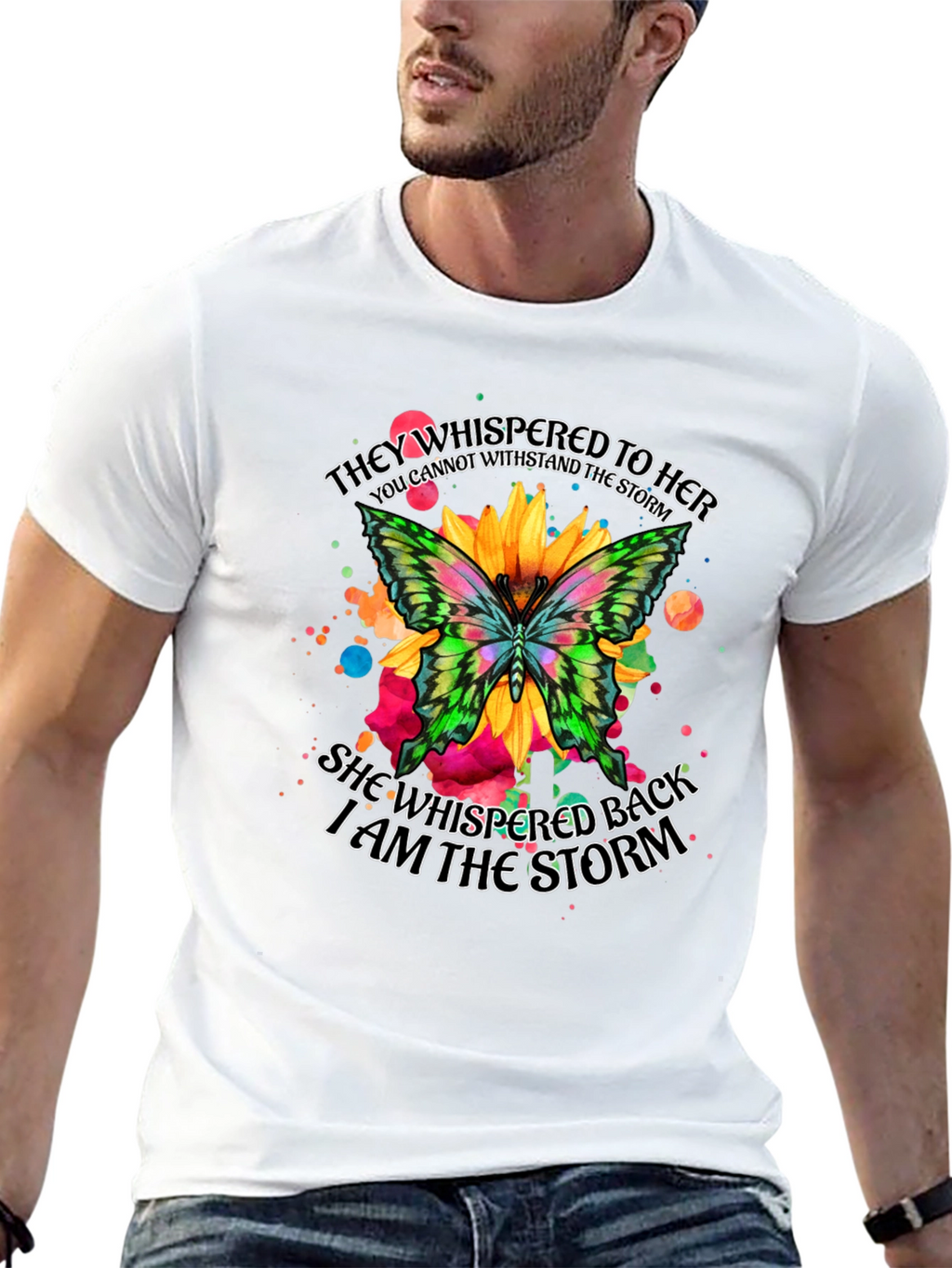 I am the Storm Butterfly Graphic Tee