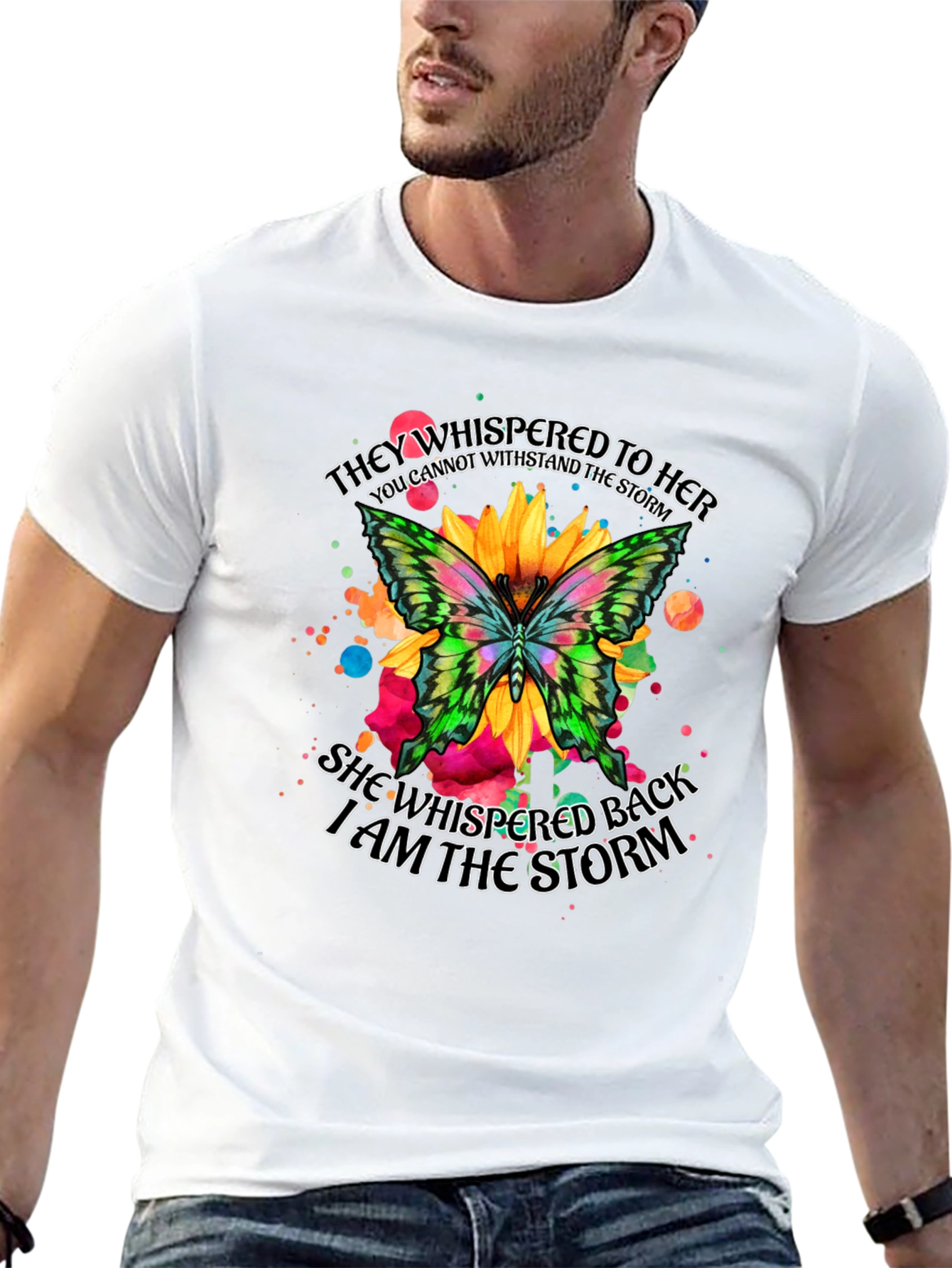 I am the Storm Butterfly Graphic Tee