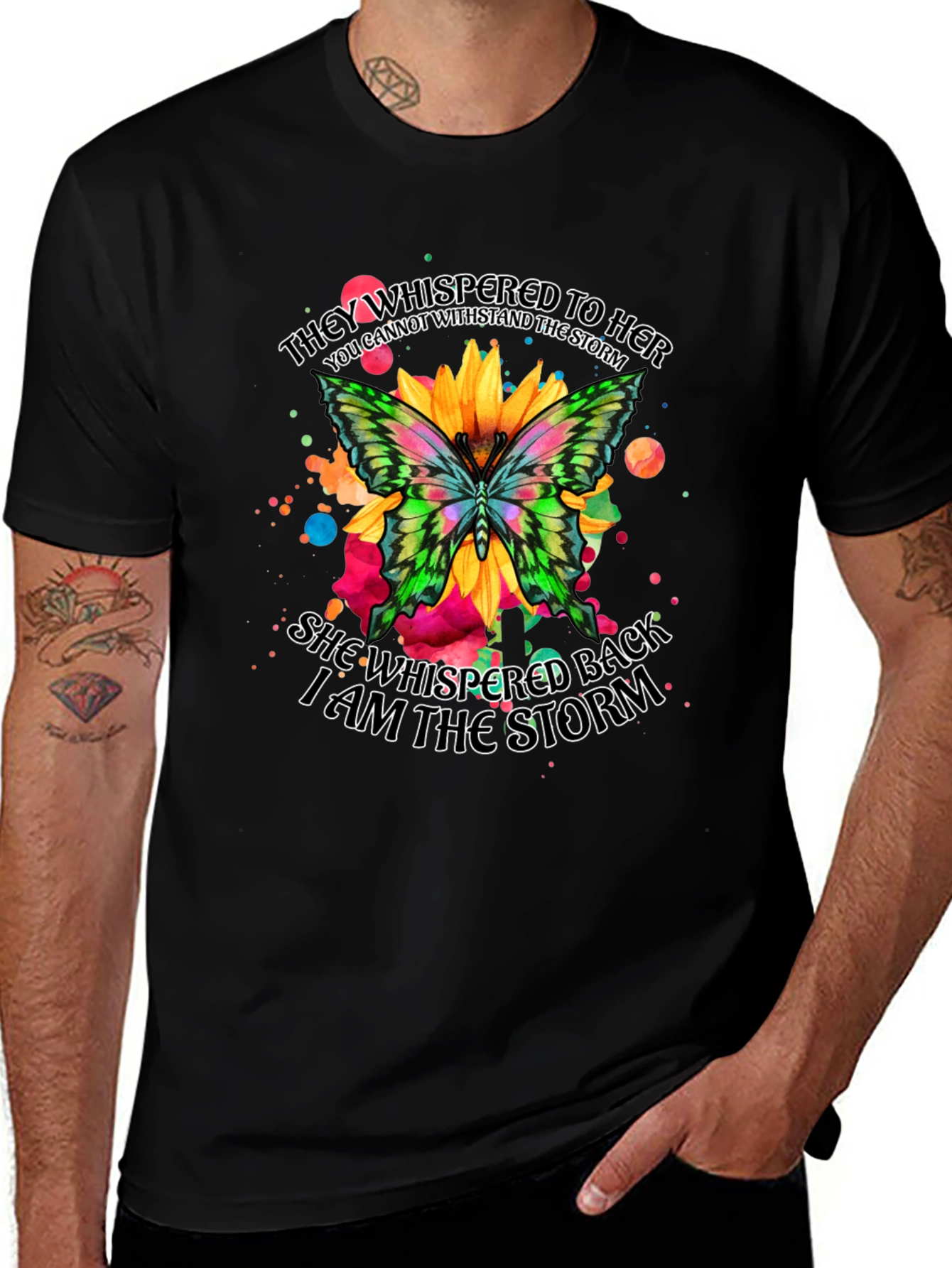 I am the Storm Butterfly Graphic Tee