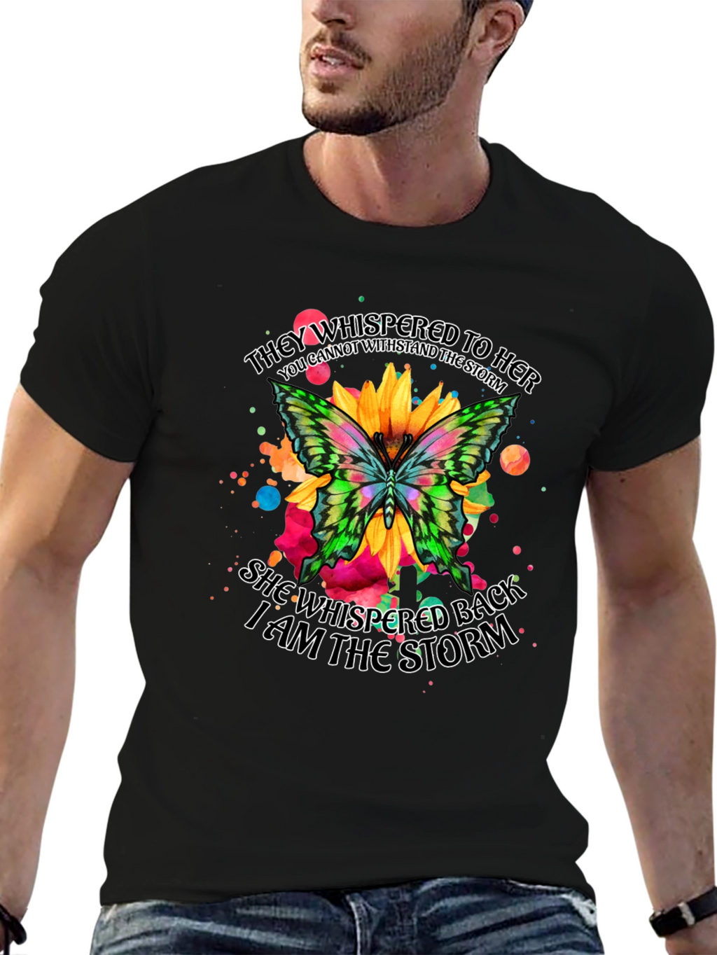 I am the Storm Butterfly Graphic Tee
