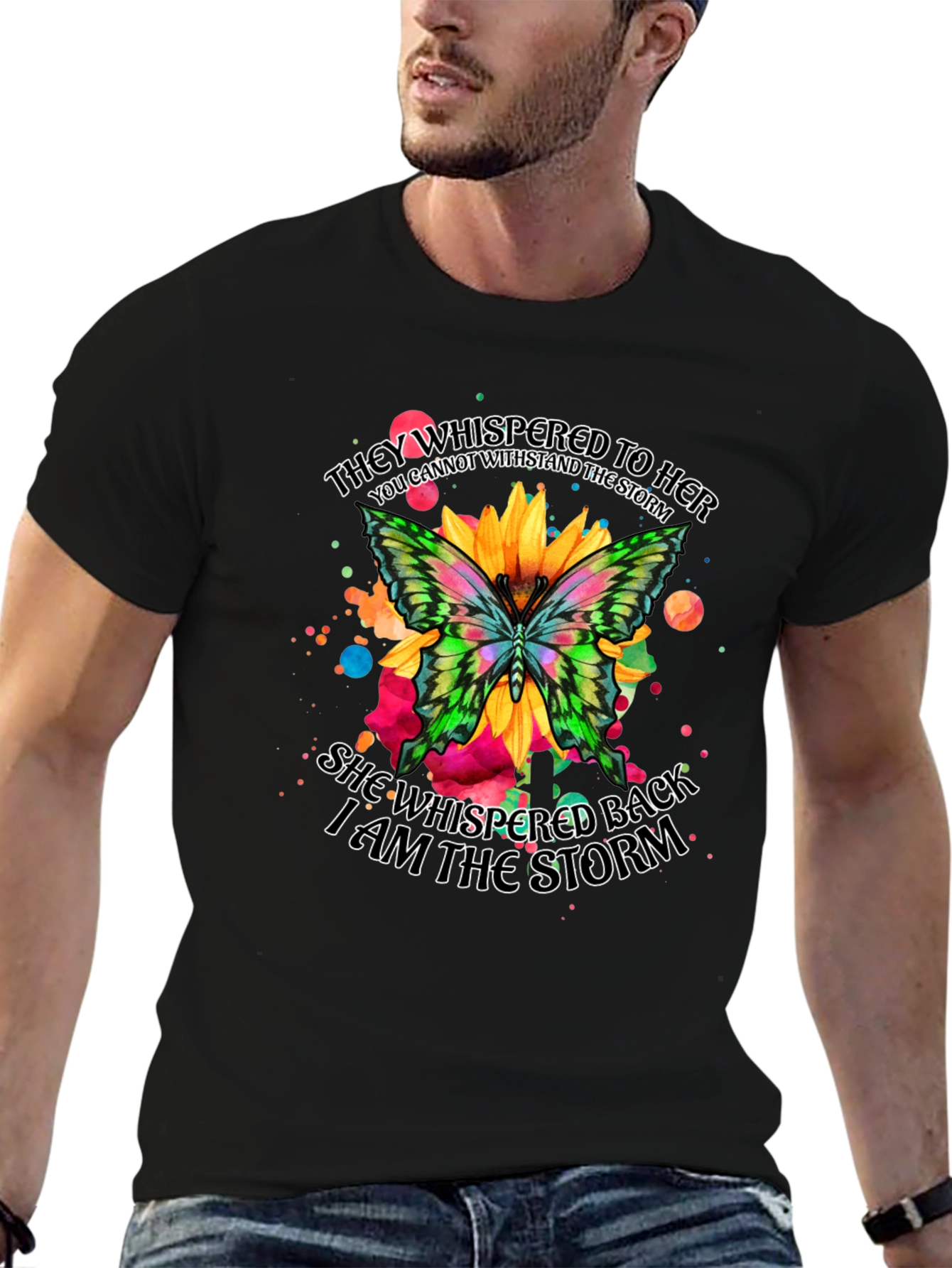 I am the Storm Butterfly Graphic Tee