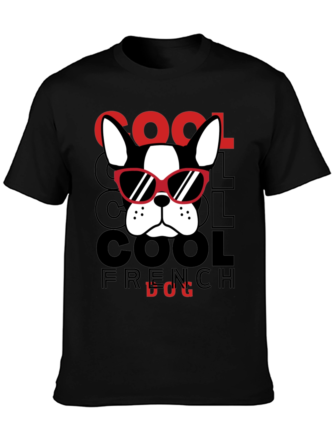 Cool French Bulldog Graphic Tee - Trendy Dog Lover Shirt