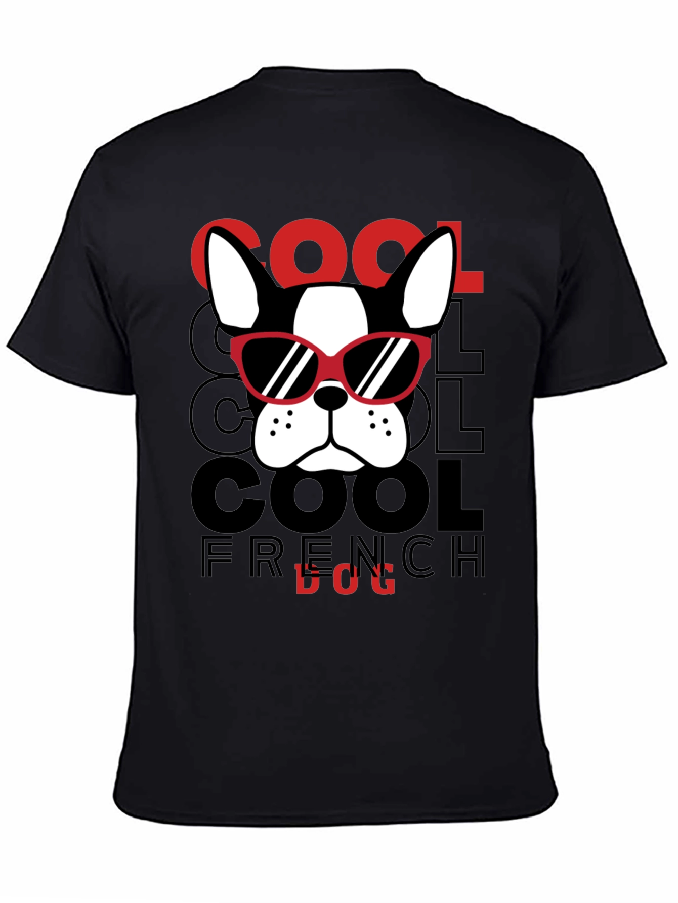 Cool French Bulldog Graphic Tee - Trendy Dog Lover Shirt