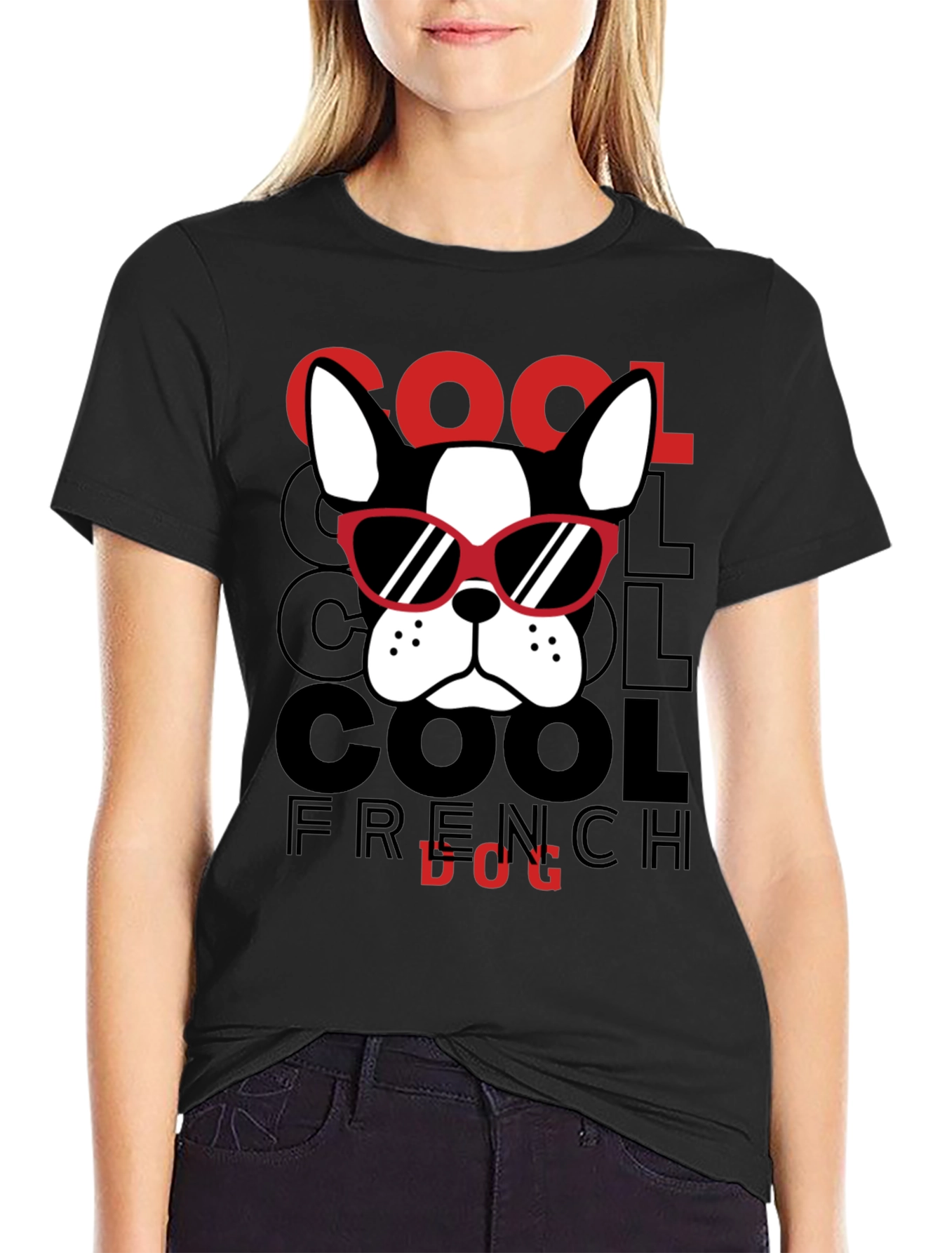 Cool French Bulldog Graphic Tee - Trendy Dog Lover Shirt