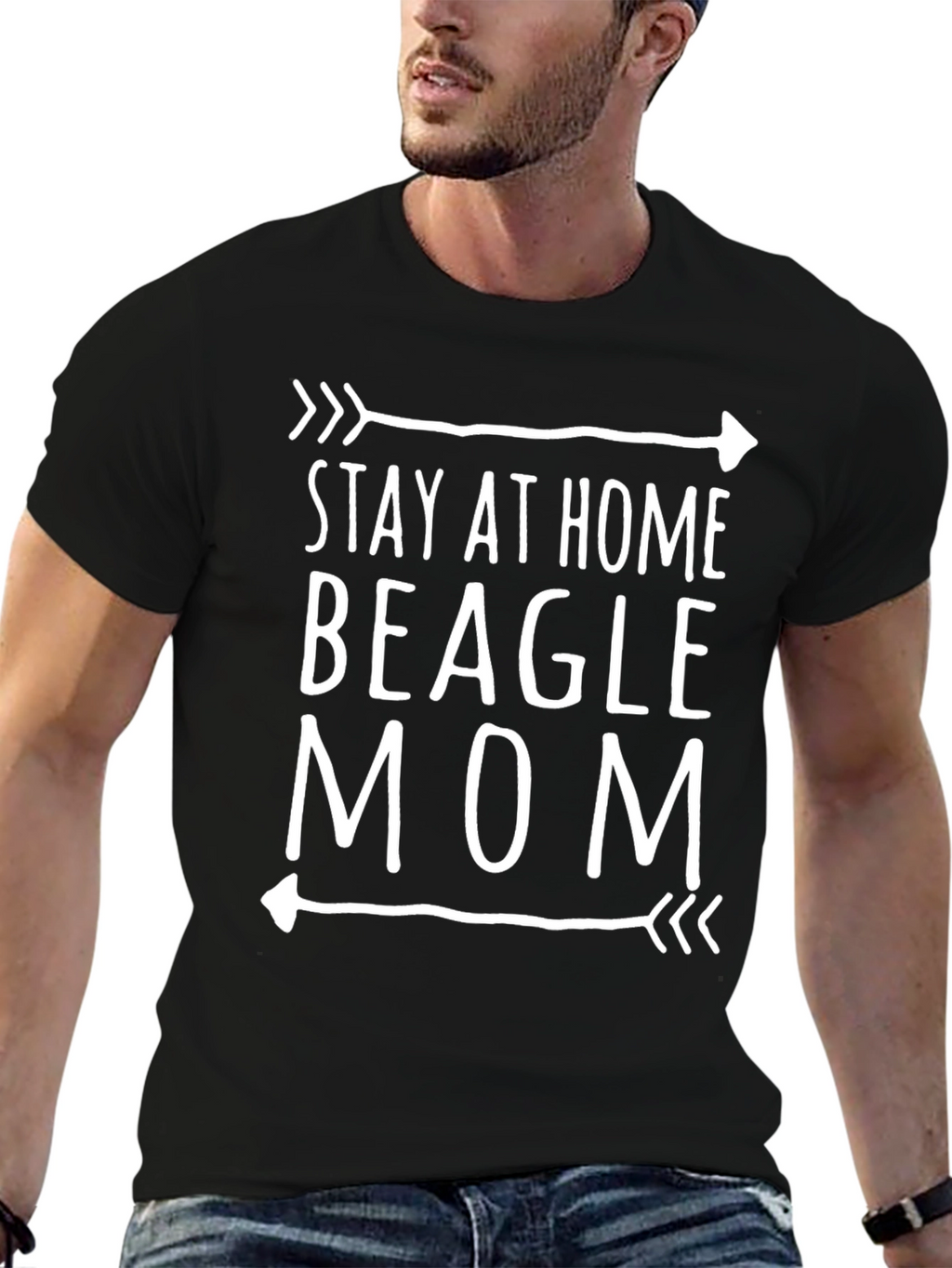 Stay at Home Beagle Mom T-Shirt