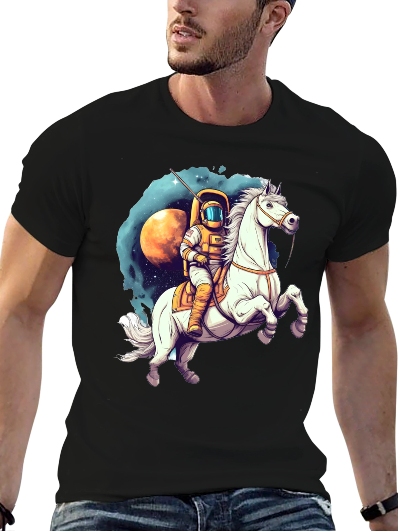 Astronaut Riding Horse T-Shirt
