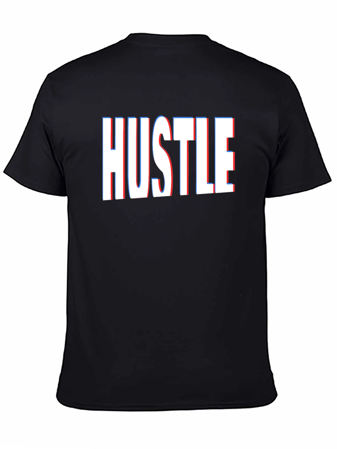HUSTLE Graphic T-Shirt - Bold Statement Tee