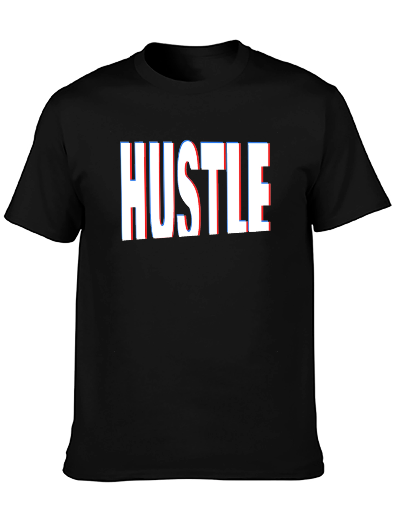 HUSTLE Graphic T-Shirt - Bold Statement Tee