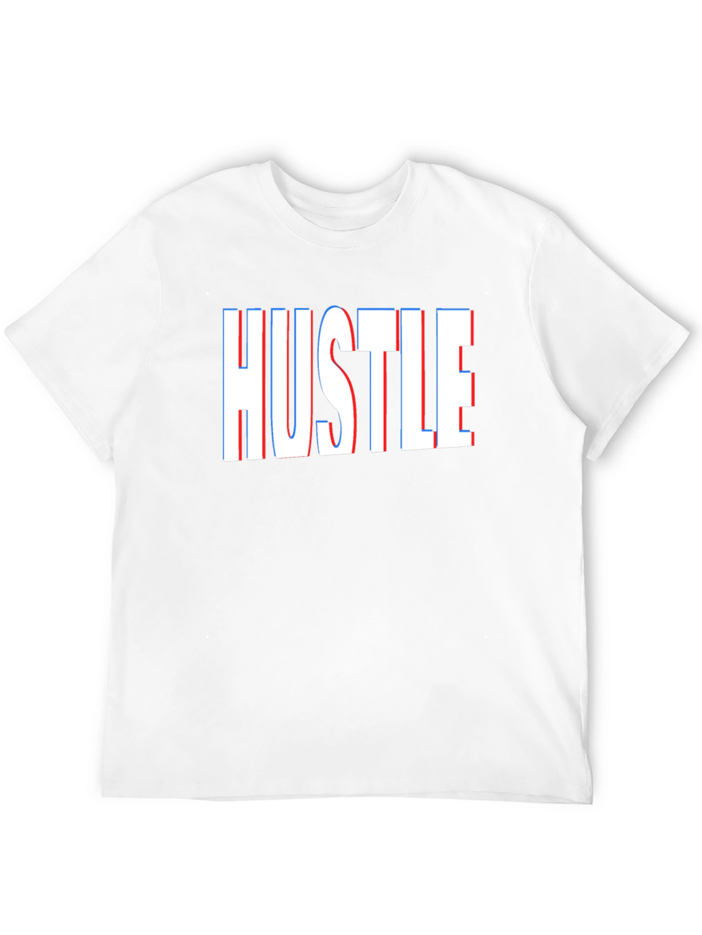 HUSTLE Graphic T-Shirt - Bold Statement Tee