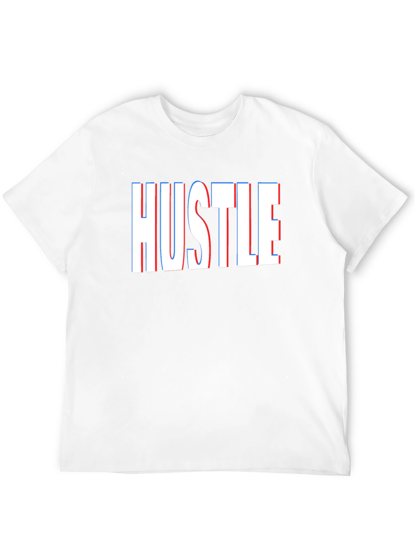 HUSTLE Graphic T-Shirt - Bold Statement Tee