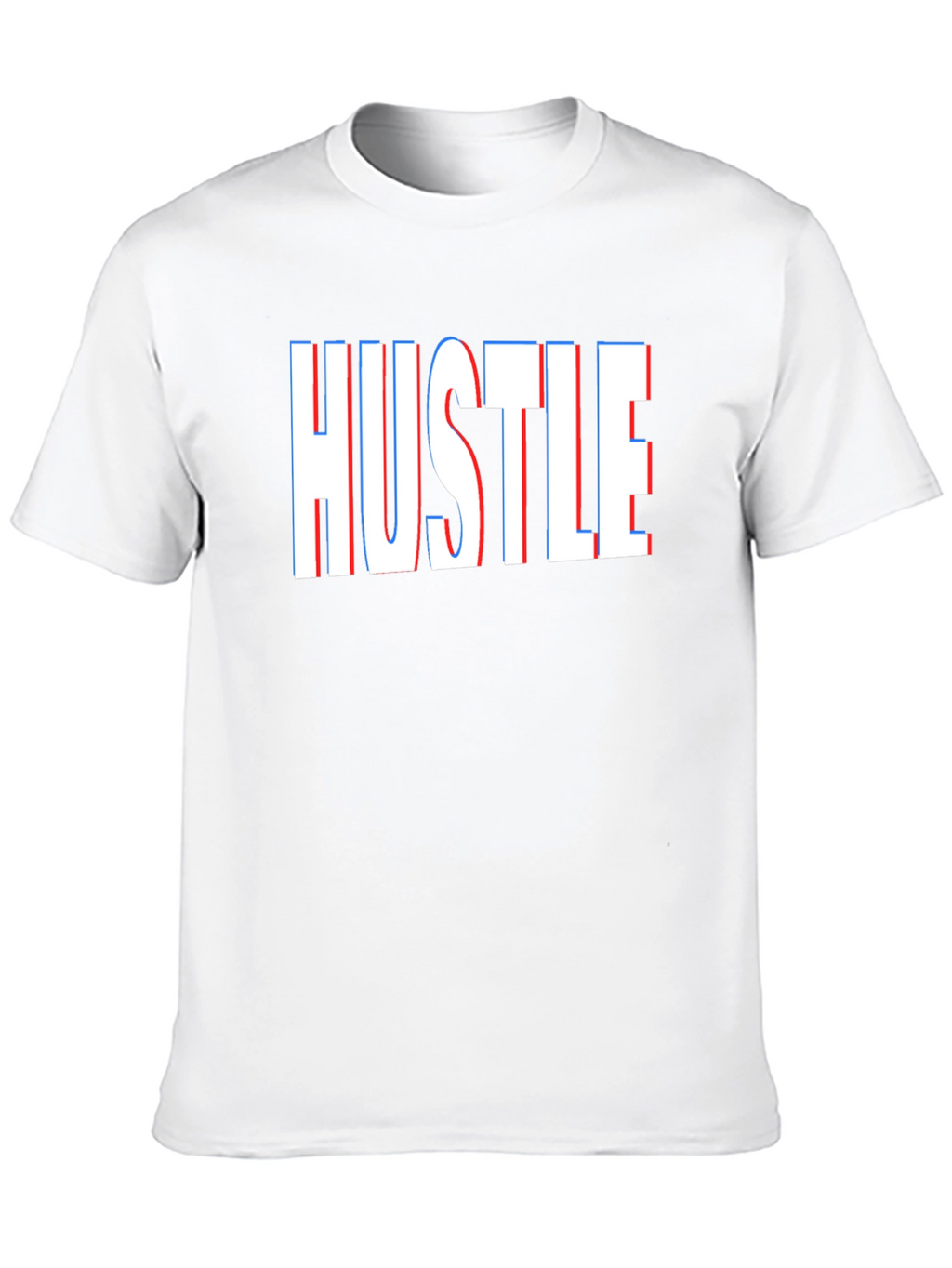 HUSTLE Graphic T-Shirt - Bold Statement Tee