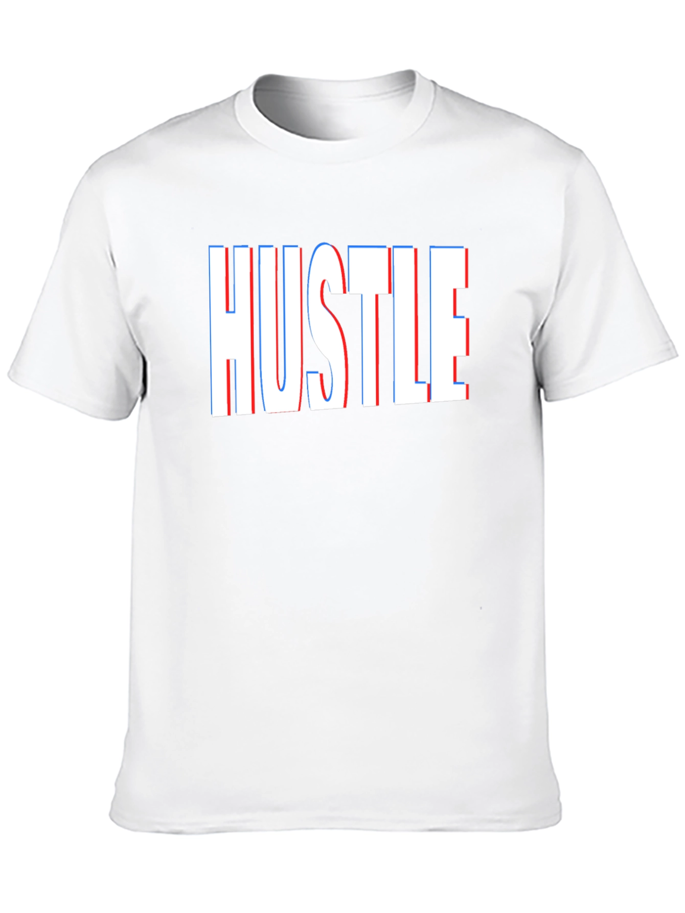 HUSTLE Graphic T-Shirt - Bold Statement Tee