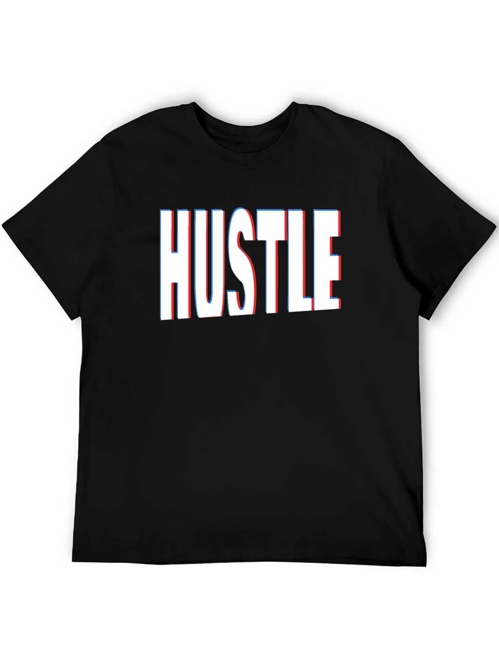 HUSTLE Graphic T-Shirt - Bold Statement Tee