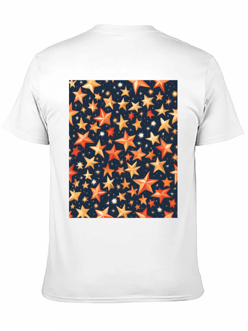 Starry Night Graphic Tee - Premium Black T-Shirt