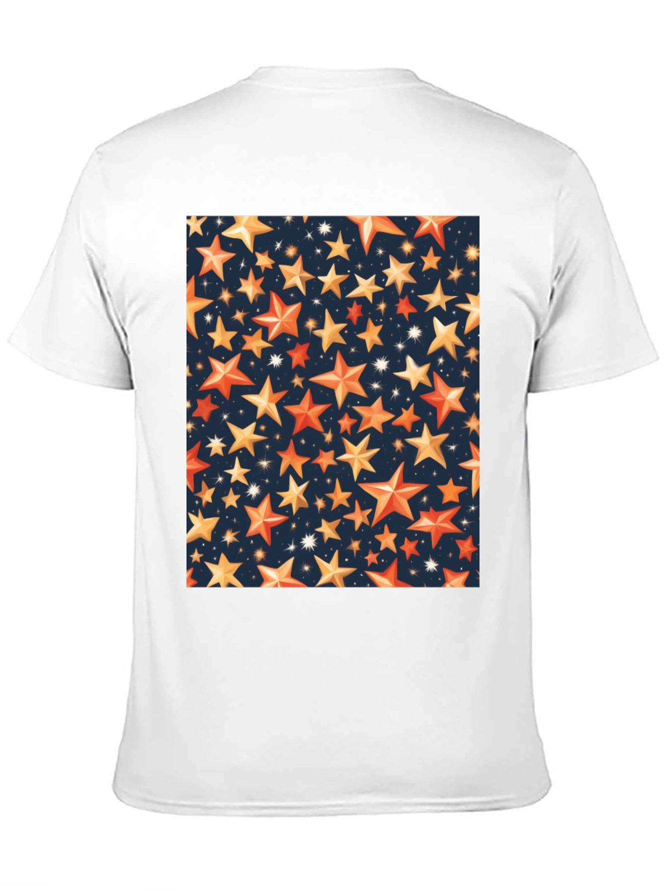 Starry Night Graphic Tee - Premium Black T-Shirt