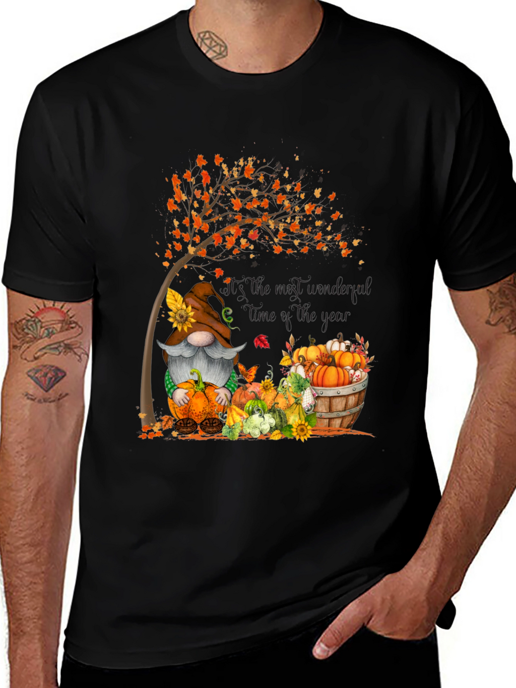 Fall Gnome T-Shirt Wonderful Time of the Year