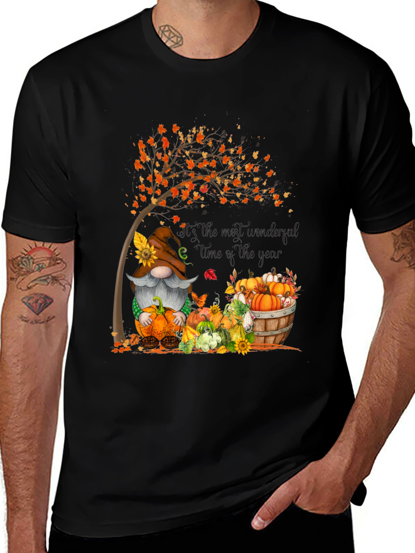 Fall Gnome T-Shirt Wonderful Time of the Year