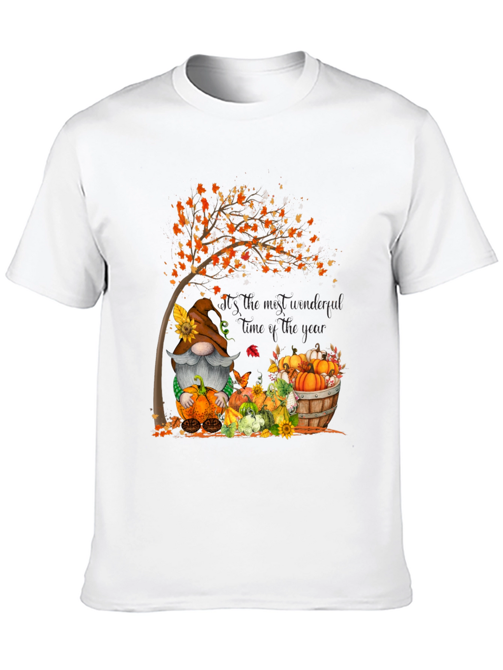 Fall Gnome T-Shirt Wonderful Time of the Year