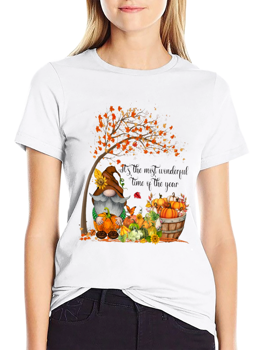 Fall Gnome T-Shirt Wonderful Time of the Year