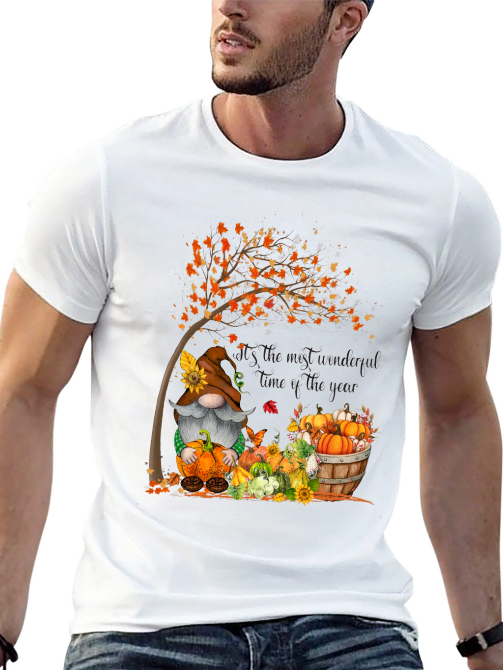 Fall Gnome T-Shirt Wonderful Time of the Year